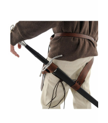 Hochmittelalter Schwertgürtel, Rechtshänder