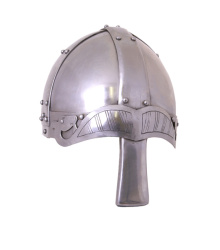 Spangenhelm mit Nasal, 2 mm Stahl