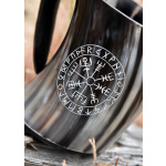 Bierkrug aus Horn - Vegvísir