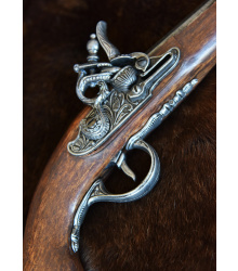 Englische Steinschloss-Pistole, 18. Jahrhundert, Replik, versch. Ausführungen