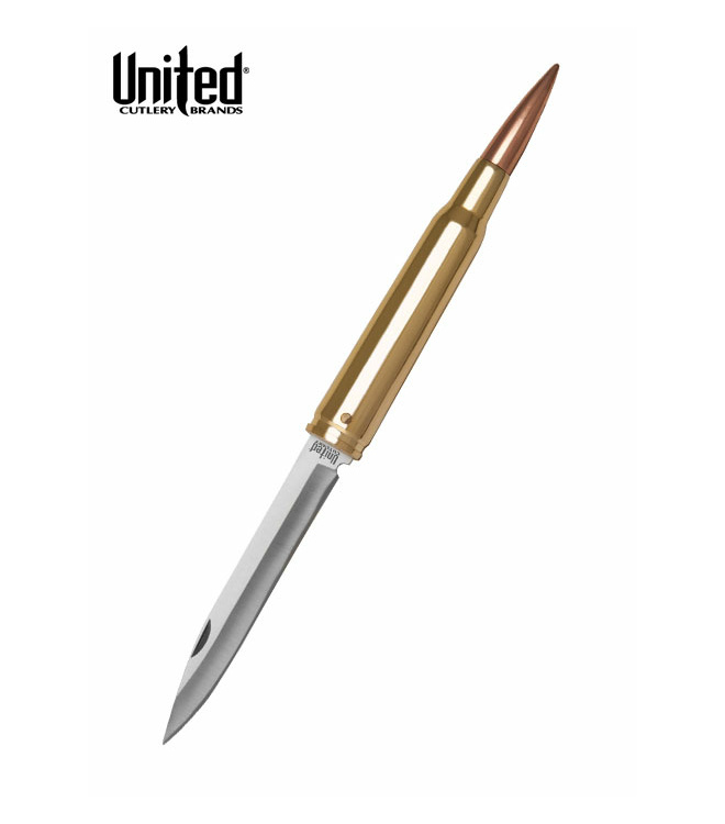 United 50 Cal. Bullet Folding Knife, Klappmesser in Patronenform