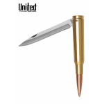 United 50 Cal. Bullet Folding Knife, Klappmesser in Patronenform