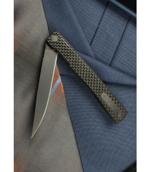 Solstice, Karbon, schwarz, Ocaso Knives