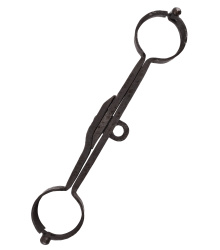 Mittelalterliche Handschellen, handgeschmiedet
