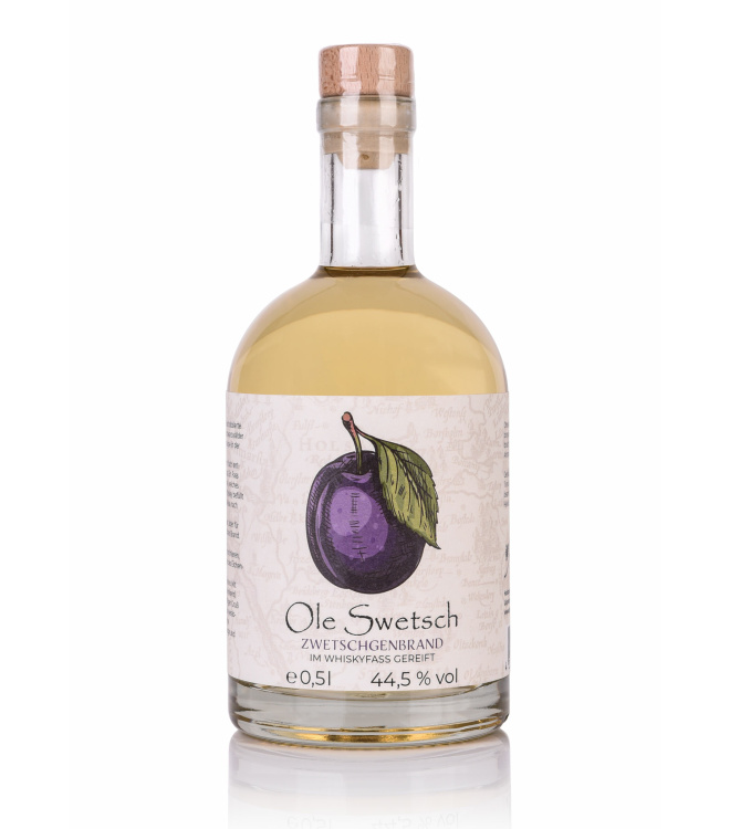 Ole Swetsch - Zwetschgenbrand  44.5%  vol. Alk, 0,5l - Holsteiner Geister