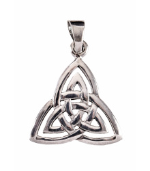 Anhänger aus Silber, Keltischer Dreifaltigkeitknoten