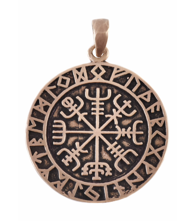 Anhänger aus Bronze, Vegvísir