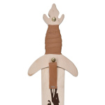 Kinder Ritterschwert Lindwurm aus Holz, mit Scheide Länge 35 cm