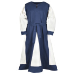 Kinder-Wikingerkleid Solveig, blau/natur