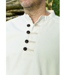 Festes Mittelalter-Schlupf-Hemd Wille, natur