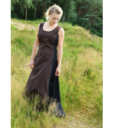 Ärmelloses Überkleid Jarle, Trägerkleid, braun/schwarz