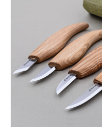 Basic Set mit 4 Messern (4 Messer in der Rolle), BeaverCraft