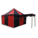 Ritterzelt 4x4 - Wolfram rot-schwarz
