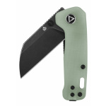 Penguin Mini, schwarze stonewashed Klinge, Jade G10-Griff