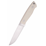 Brisa Trapper 115, elfenbeinfarbiges Micarta, Flachschliff