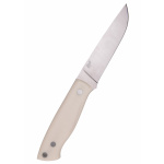 Brisa Trapper 115, elfenbeinfarbiges Micarta, Flachschliff