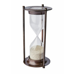 Sanduhr, Schwarz, ca. 20 cm hoch