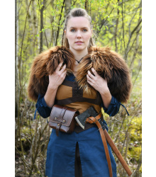 Schulterfell aus Nordlandschnucken-Fell, rostbraun,...