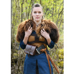Schulterfell aus Nordlandschnucken-Fell, rostbraun, Größe L/XL