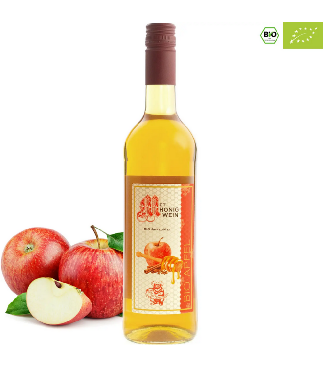 BIO Apfelmet - Honigwein mit Apfelsaft und Gewürzen, 6 Flaschen | 750 ml