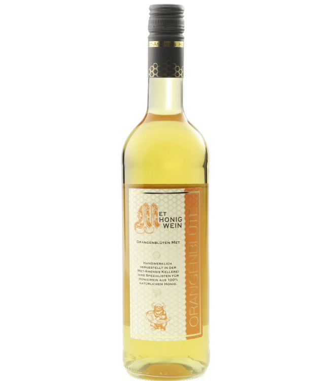 Honigmet Orangenblüte - Honigwein aus Orangenblütenhonig, 11% vol., 6 Flaschen | 750 ml