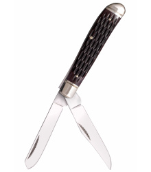Taschenmesser Mini Trapper, gezackter Knochen-Griff, Cold Steel
