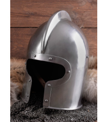Barbuta Helm, 1,6 mm Stahl