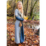 Kinder Mittelalterkleid Eleanor, langarm, blau