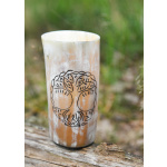Trinkbecher aus Horn - Yggdrasil