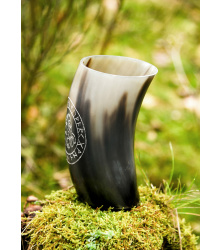 Trinkbecher aus Horn - Sleipnir