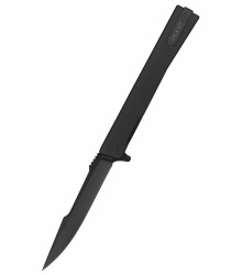 Taschenmesser Solstice, Harpoon, Titan, schwarz, Ocaso Knives