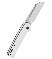 Taschenmesser QSP Penguin Slip Joint G10 Griff, Weiß
