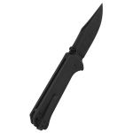 Taschenmesser QSP Grebe Button Lock, G10 Griff, schwarz