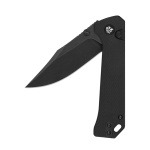 Taschenmesser QSP Grebe Button Lock, G10 Griff, schwarz