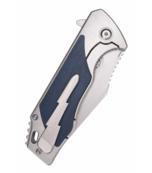 J-Cape V4, Exclusive, Blue Richlite, Flipper