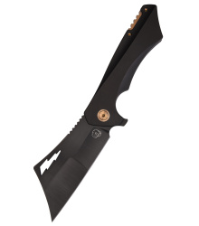 Taschenmesser Nemley Cleaver, Exclusive, Black PVD, Gold Ano