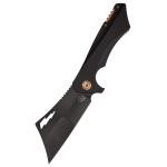 Taschenmesser Nemley Cleaver, Exclusive, Black PVD, Gold Ano