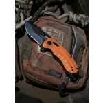Taschenmesser Kiku XR LTE - Orangenes G10 + Karbon, SOG