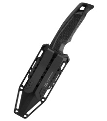 Feststehendes Messer Recondo FX, Schwarz, Glatte Klinge, SOG