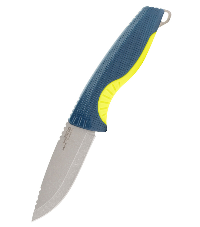 Feststehendes Messer Aegis FX - Indigo & Acid Yellow, SOG