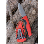 Feststehendes Messer Aegis FX - Rescue Rot & Indigo, SOG