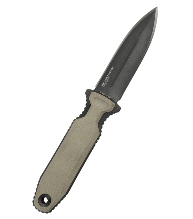 Feststehendes Messer Pentagon FX Covert - Flat Dark Earth, SOG