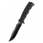 Feststehendes Messer Seal Pup Elite, Teilwellenschliff, SOG