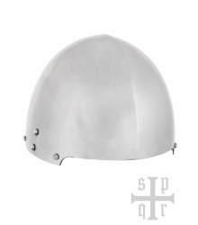 Mittelalterliche Hirnhaube, Schaukampfhelm, 2 mm Stahl