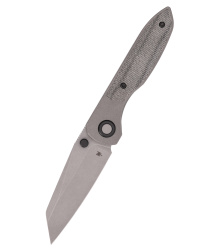 Taschenmesser Allie-P, Stonewash, schwarzes Micarta, Wehr...