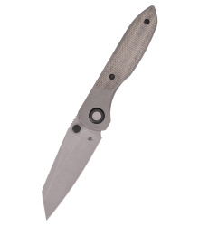 Taschenmesser Allie-P, Stonewash, Grünes Micarta,...