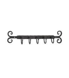 Stange zu Wandbefestigung mit 5 Haken