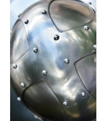Eisenhut mit Wangenklappen, 1,6 mm Stahl
