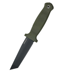 Feststehendes Messer Demko Armiger 4, Tanto, Olivgrün