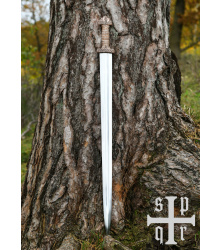 Vendelzeit-Schwert aus Gotland (Broa), 8. Jh., Bronze-Griff
